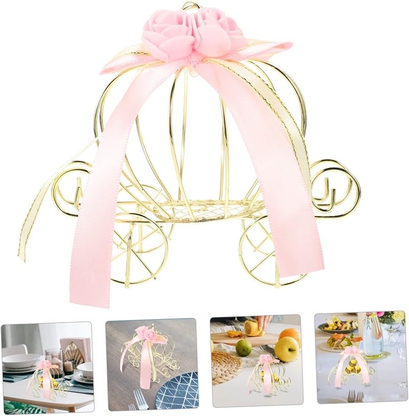 Assorted Color Chocolate Candy Box Pumpkin Carriage Wedding Birthday Party Centerpiece - Image 4